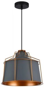 Lámpa Mennyezeti lámpatest GOA, 3550,AC220-240V,50/60Hz,1*E27,IP20,átmérő 32cm,egyes, szürke