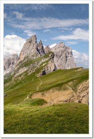 Poszterek keretben 40x60 Egy nap a hegyekben Hegyek Kilátás