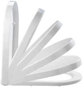 WENKO 18396100-WC ülőke PALMA 46,5x35,7 cm fehér/ezüst