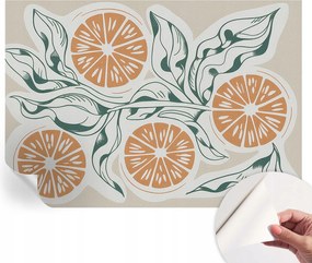 Öntapadós Dekoratív Fotótapéta Hálószobába Gyümölcsös minták 208x146 cm