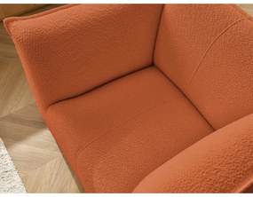 Narancssárga buklé fotel Giorgia – Bobochic Paris