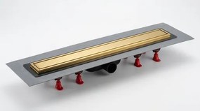 SAT Aurum Zuhanyfolyóka 75 cm szálcsiszolt arany matt teli SATZLAB80BG