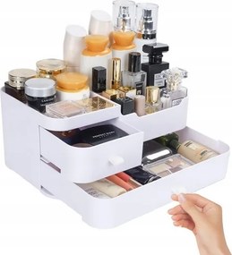 Rendszerező Kozmetikai Doboz Ékszer Doboz Fiók Tároló Fehér