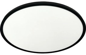 LED mennyezeti lámpa LED/40W/230V 3000/4000/6500K Ø 50 cm fekete