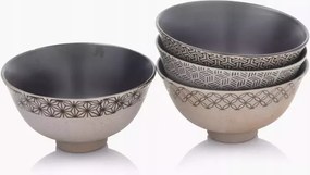 4 db-os tál szett 250 ml bézs