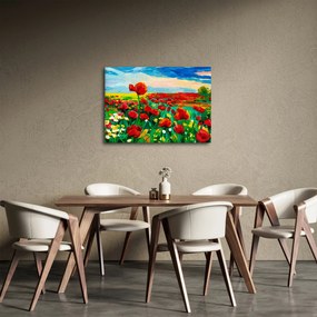 Kép egy mező mákkal (70x50 cm)