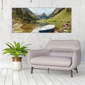 Kép - Seealpsee, svájci tó (120x50 cm)