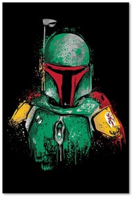 Gario Vászonkép Star Wars, fejvadász Boba Fett - Dr.Monekers Méret: 40 x 60 cm