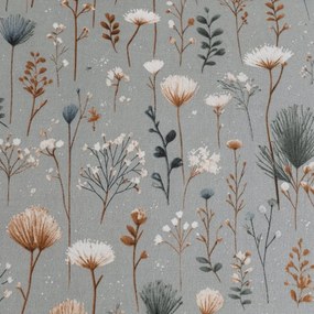 Mikroszálas ágyneműhuzat BOTANIC FIELD szürke Ágyneműhuzat mérete: 70 x 90 cm | 140 x 220 cm
