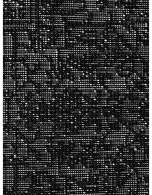 Fekete-fehér kültéri-beltéri futószőnyeg 80x250 cm Duet Kona – NORTHRUGS