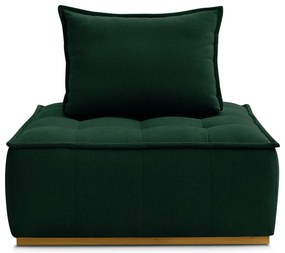 Sötétzöld zsenília fotel Elisa – Bobochic Paris