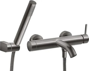 Novaservis Ferro Ciriculus kád csaptelep fürdőkádas készlettel gun metal BCK11GM
