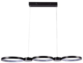 V-Tac LED Csillár zsinóron LED/38W/230V 3000K fekete 10044