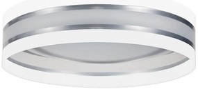 LED Dimmelhető mennyezeti lámpa SMART CORAL LED/24W/230V fehér/ezüst + távirányító