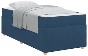 Ágykeret matracmal Kék 80 x 200 cm szövet