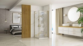 Zuhanykabin REA Hugo 80x80 Gold Brush