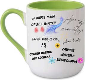 Bögre "Az én bögrém" Zöld 330 coffee