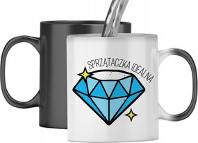 Mágikus Bögre Takarítónőnek Színváltós, fényképes nyomattal