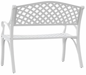 fehér öntött alumínium kerti pad 102 cm