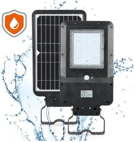 LED napelemes utcai lámpa érzékelővel STREET LED/15W/7,4V 4000K IP65 5400 mAh