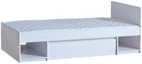 Egyszemélyes ágytyp AR9 90x195 cm Alishia (fehér matt). 1040720