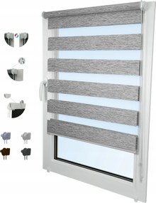 Roló Éjjel-nappal Méretre 77x220 cm Prémium Színek Nagy Szövetválasztékban