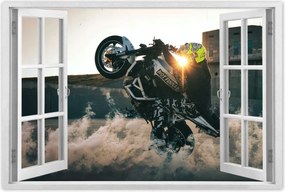 Poszterek 120x80 Gumiégetés Drift Motor