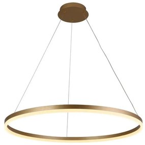 Brilagi Brilagi - LED Dimmelhető csillár zsinóron CIRCLE LED/55W/230V 3000-6500K arany + távirányító BG1411