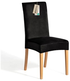 Fekete gumis szék huzat szett 4 db-os 48 cm Sento – Restilo