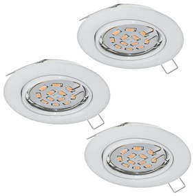 Eglo 94406 - SET 3x LED Beépíthető lámpa PENETO 3xGU10-LED/5W/230V