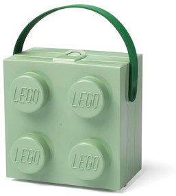 Világoszöld tárolódoboz fogantyúval - LEGO®