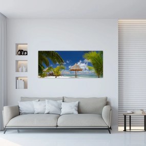 Kép - Fehér homokos strand (120x50 cm)