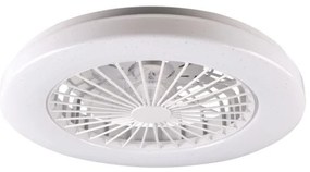 LED Dimmelhető mennyezeti lámpa ventilátorral LIBYA LED/48W/230V 3000-6500K + távirányító