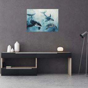 Kép - Víz alatti festmény (70x50 cm)