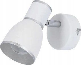 Fali lámpa reflektor állítható fehér króm Candellux olvasáshoz