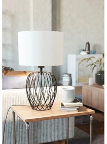 Eglo 43652 - Asztali lámpa NIMLET 1xE27/40W/230V fehér