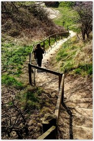 Poszterek 80x120 Séta a tengerparton