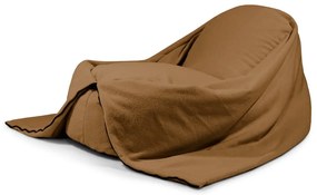 Barna buklé gyerek babzsákfotel Cocoon 120 – SLOWDOWN