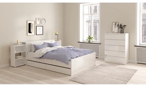 Fehér franciaágy 160x200 cm Naia – Tvilum