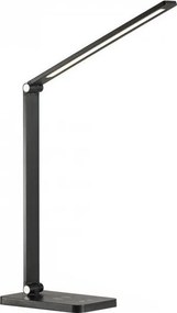 LED dimmelhető asztali lámpa vezeték nélküli töltővel NOBLITE Q LED/7W/230V 3000/4000/6500K fekete