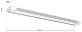Orion Soff 3-481 - LED tükörmegvilágító MARILYN LED/24W/230V 90 cm IP44 fehér