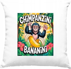 Chimpanzi Bananini majom párna 3 fehér