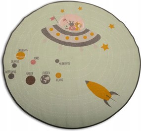 Szőnyeg Kerek Kozmosz gyerekszőnyeg 120cm