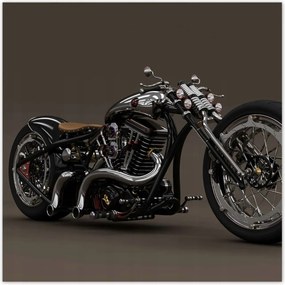 Poszterek 70x70 Chopper Motorkerékpár Motor