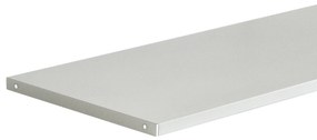 Fém polc irodai szekrényhez, szürke, 1150x20x360 mm