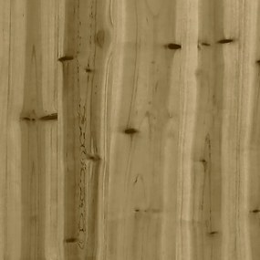 impregnált fenyőfa kerti magaságyás kerítéssel 150x50x50 cm