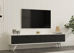 TV szekrény Alberi - Anthracite, White