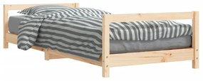 tömör fenyőfa gyerekágykeret 80 x 200 cm