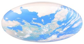 Kék LED gyerek mennyezeti lámpa ø 37 cm Terra – Trio