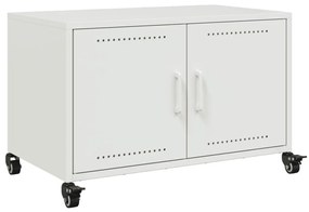 fehér acél TV-szekrény 68 x 39 x 43,5 cm